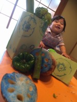 野菜ではんこ作っちゃおう♪